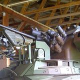 Blick auf den Turm des Marders mit der MK 20 Rh 202. 