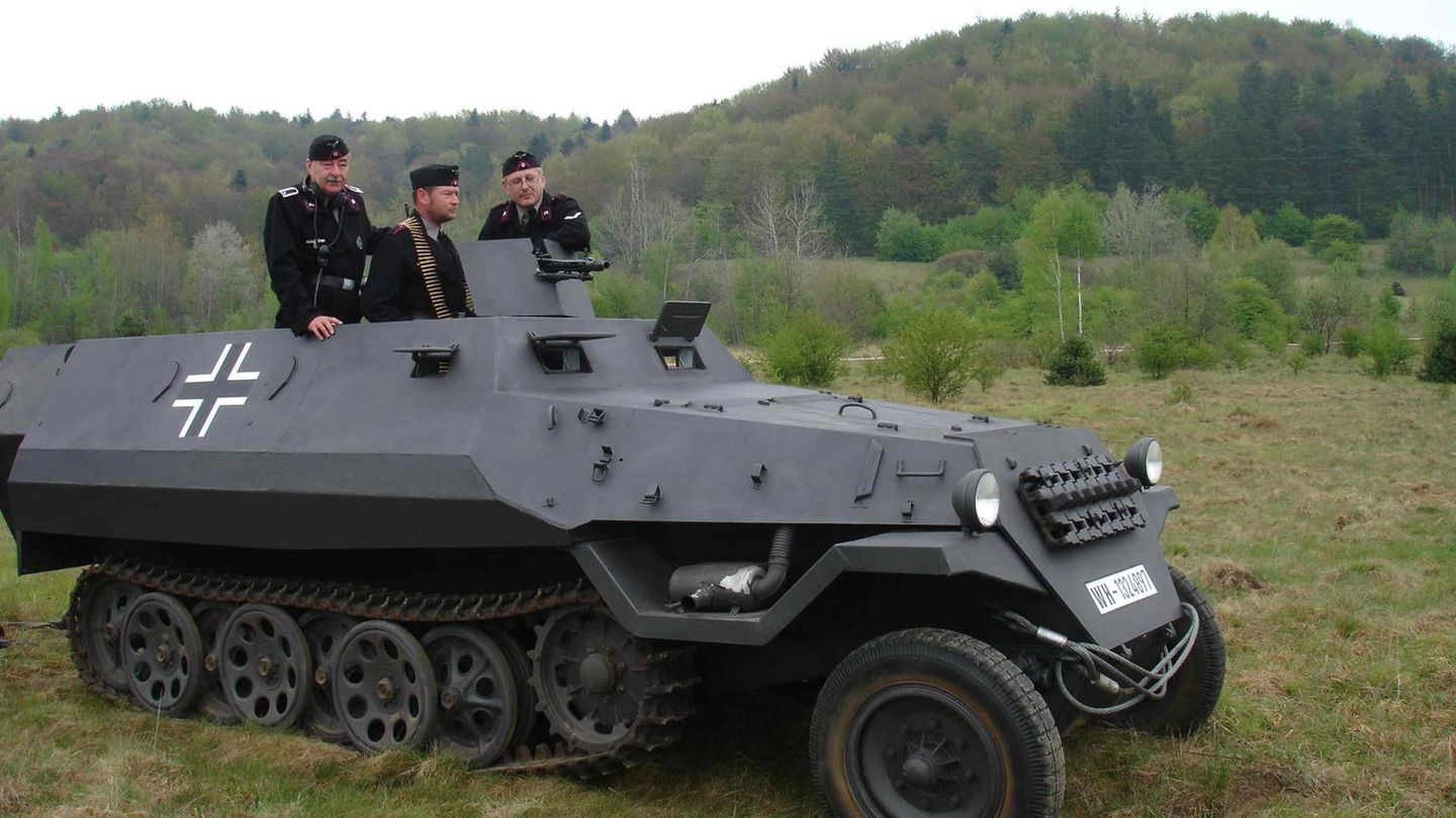 Museumsfahrzeug eines Sd.Kfz. 250 aus Polen.