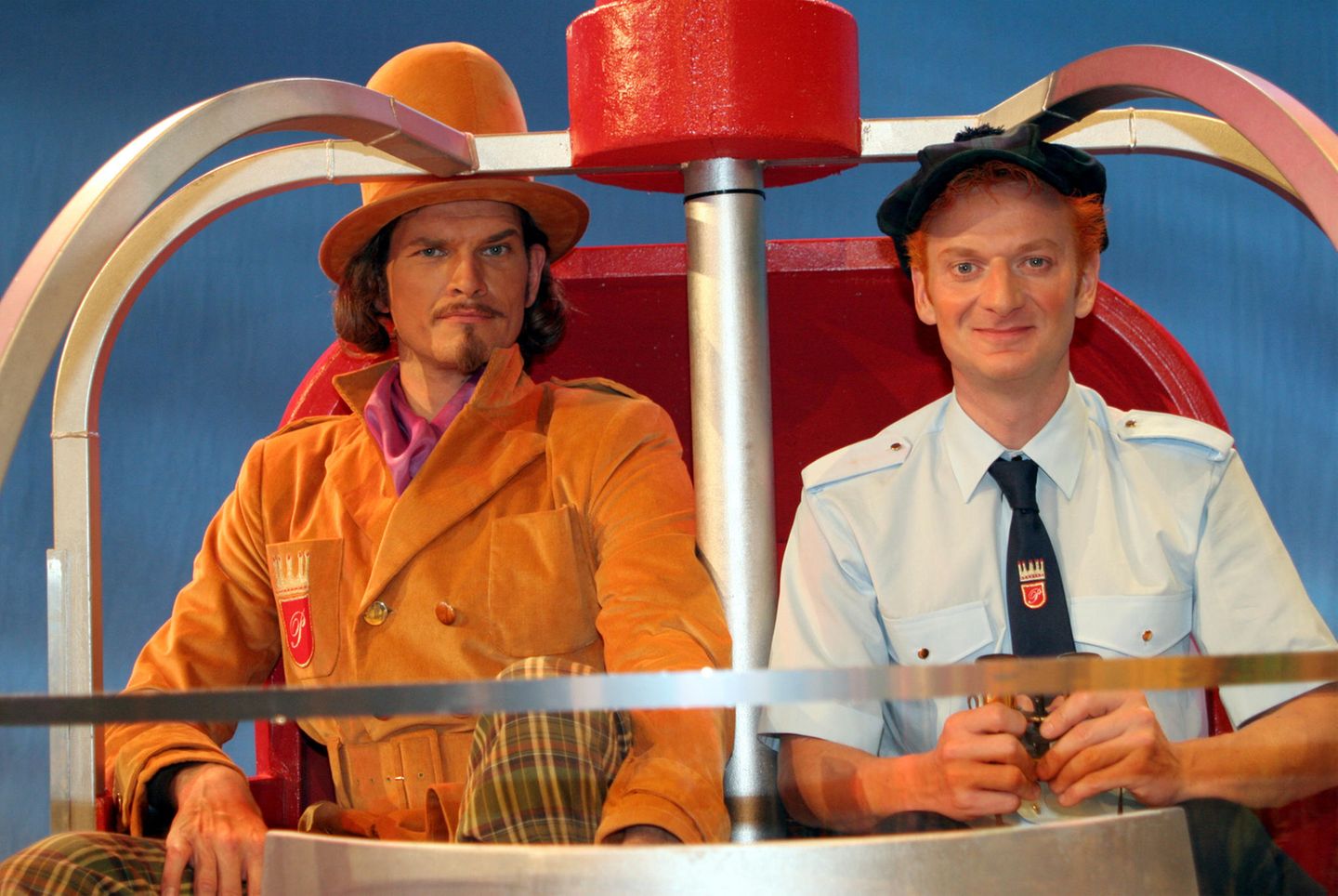 Auch das macht Götz Otto: In dem Kinderfilm "Urmel aus dem Eis" spielte er 2005 den König Pumponell, Michael Kessler gab seinen Diener Sami.