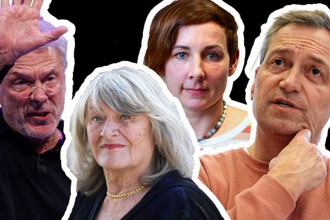 Reinhard Mey, Alice Schwarzer, Juli Zeh, Dieter Nuhr