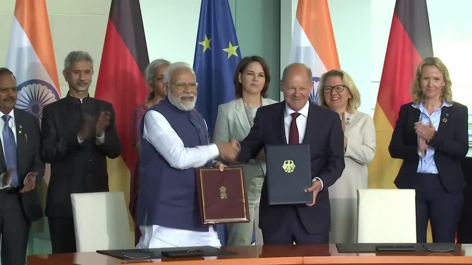 Video: Deutschland und Indien üben Schulterschluss trotz Ukraine-Differenzen