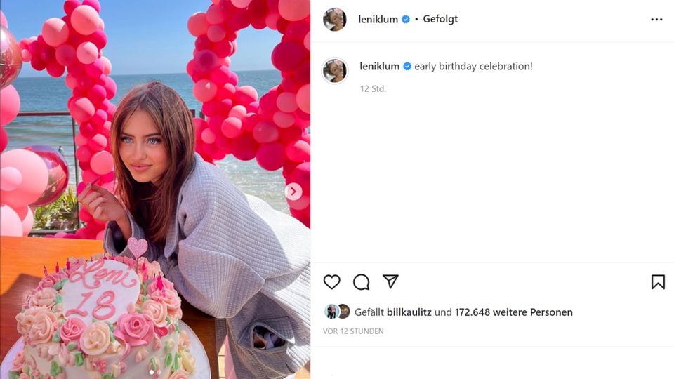 Vip News: Leni Klum feiert vorzeitig ihren 18. Geburtstag