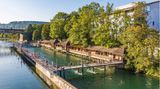 Flussbad Unterer Letten in Zürich