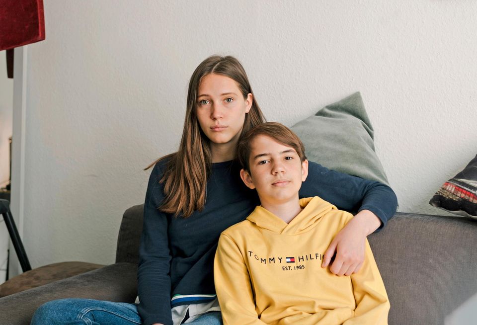 Artem Gromow und seine Schwester Alisa Artem Gromow und seine Schwester Alisa