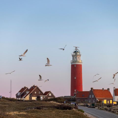 Leuchtturm bei De Cocksdorp im Inselnorden von Texel