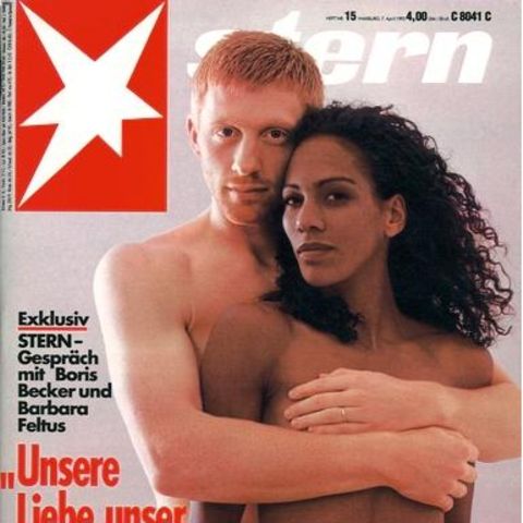 Barbara und Boris Becker Stern-Titel 15/1993