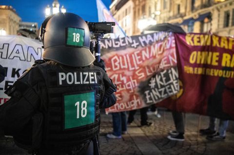 Demonstration gegen Polizeigewalt und Rassismus in Frankfurt