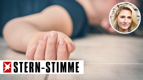 Ohnmächtige Frau