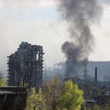 Rauch über Stahlwerk