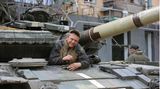 Soldat im Panzer