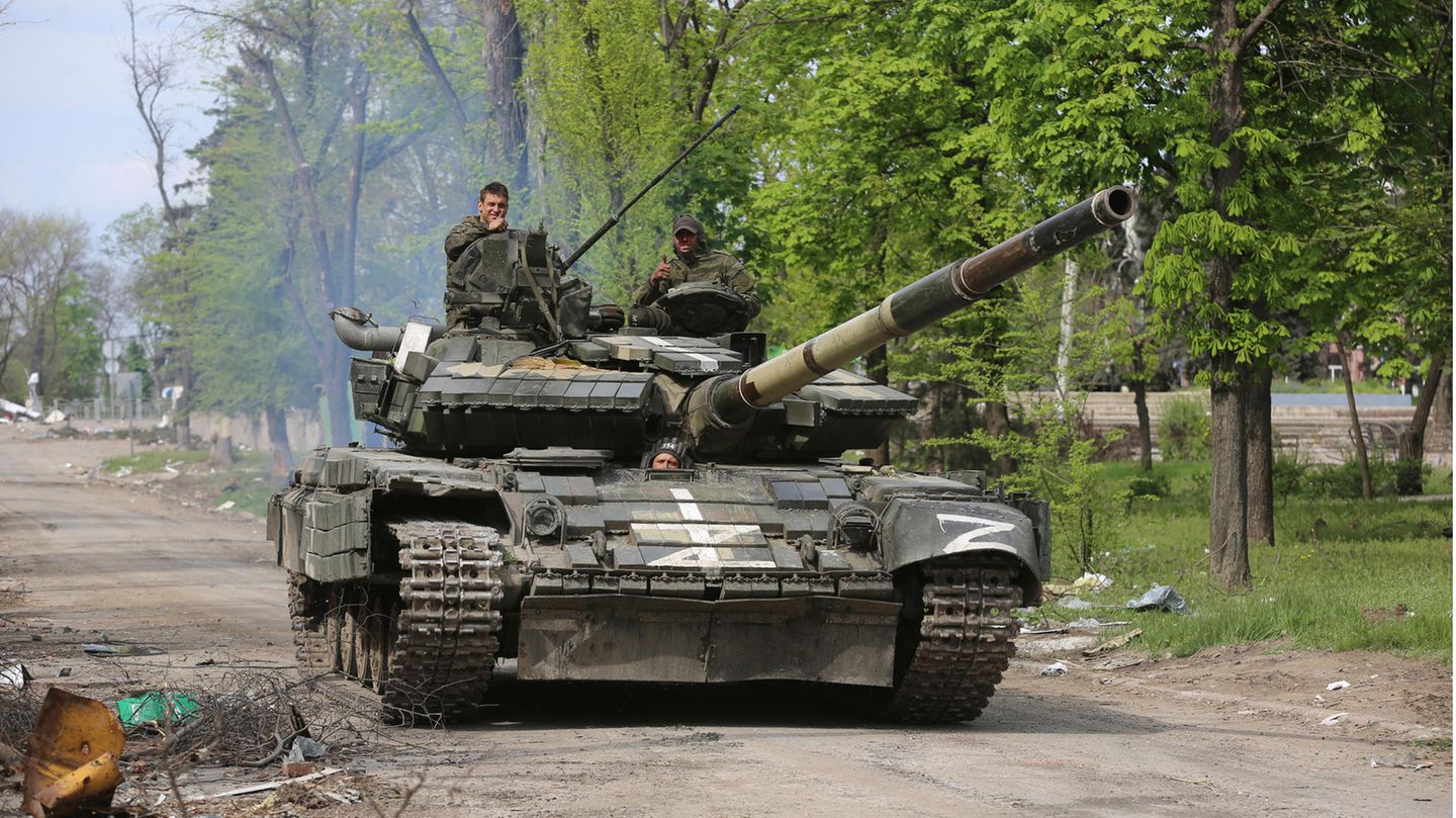 Patrouille in Mariupol