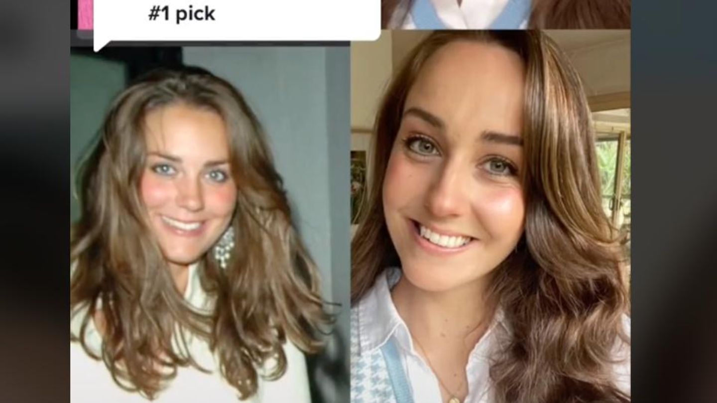 Na, wer gehört hier zu den britischen Royals und wer ist eine Bürgerin aus Australien? Herzogin Kate (l.) und Brittany Dixon (r.) 