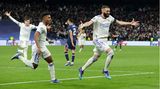 Im Rückspiel gerät Real zunächst mit 0:1 in Rückstand, muss also zwei Tore erzielen, um überhaupt in die Verlängerung zu kommen. Die Verlängerung fällt auch flach, aber nicht, weil Real am Ende ist, sondern weil Karim Benzema die Madrilenen mit einem Hattrick auf wundersame Weise wieder auferstehen lässt. Real gewinnt 3:1 und zieht ins Viertelfinale ein.