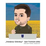 Virtuelle Cartoon-Ausstellung: Blut an Putins Schuhen: So sehen internationale Zeichner den Krieg in der Ukraine