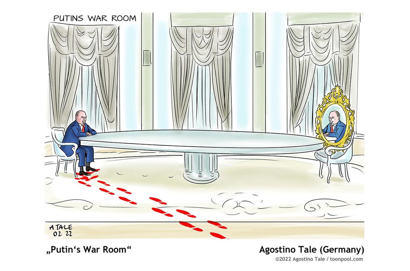 Internationale Cartoons zum Krieg in der Ukraine