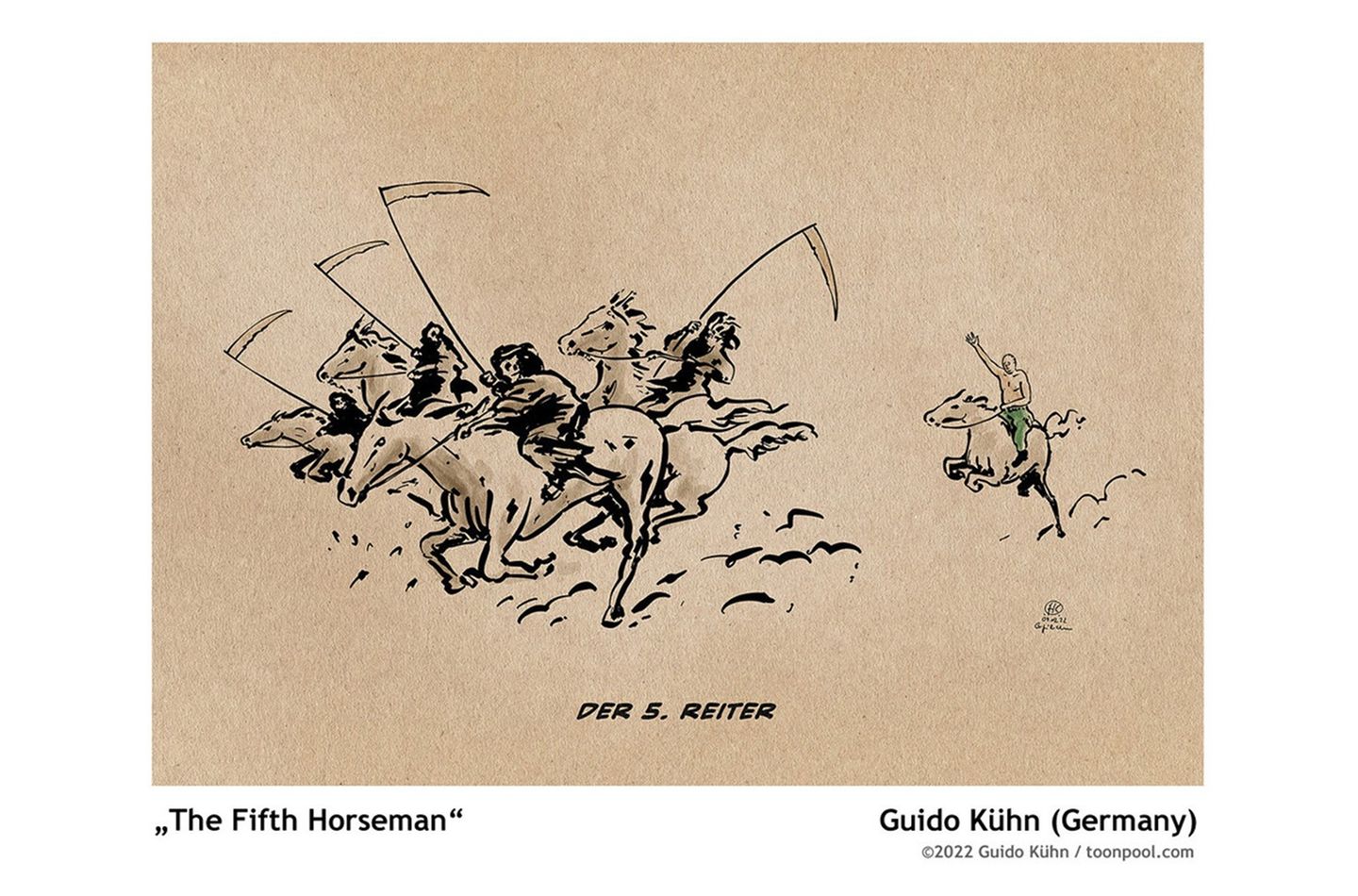 Virtuelle Cartoon-Ausstellung: Blut an Putins Schuhen: So sehen internationale Zeichner den Krieg in der Ukraine