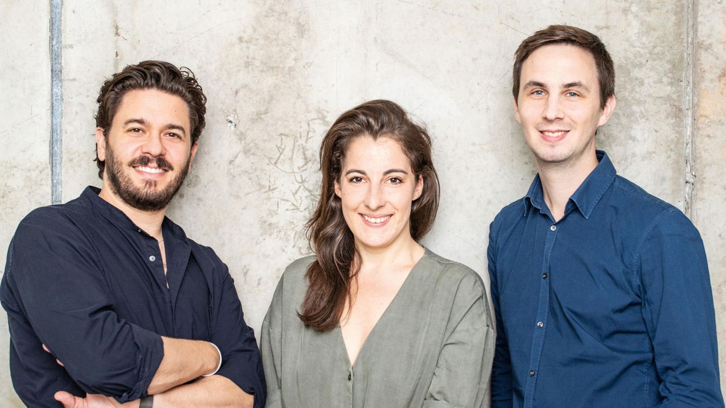 Mazen Rizk hat Mushlabs 2018 gegründet, Cathy Preisser und Thibault Godard (v. l.) kamen später als Co-Founder dazu