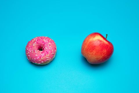 Apfel oder Donut?