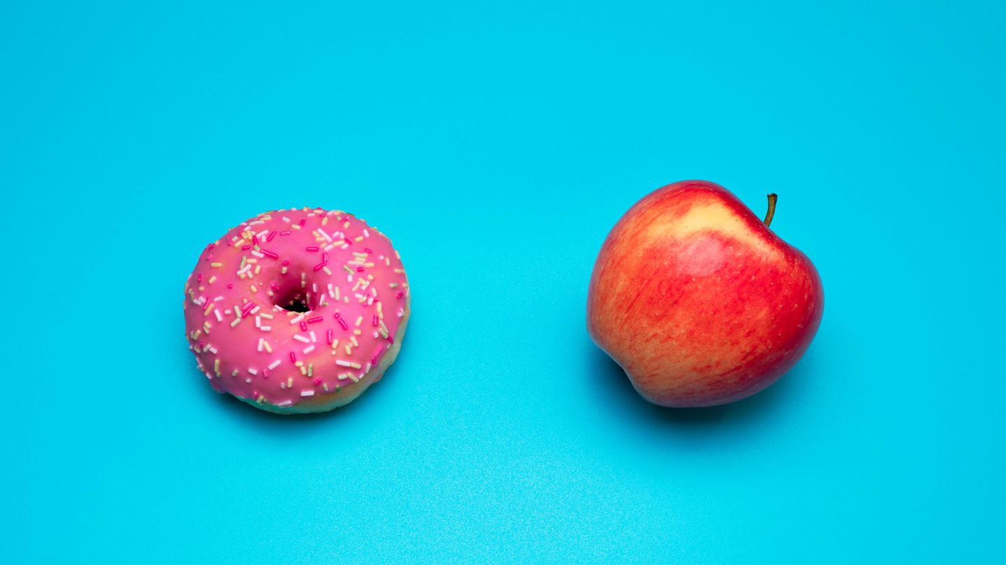 Apfel oder Donut?