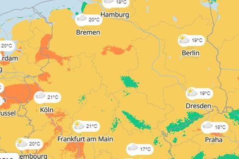 Wetter Wettervorhersage Karte