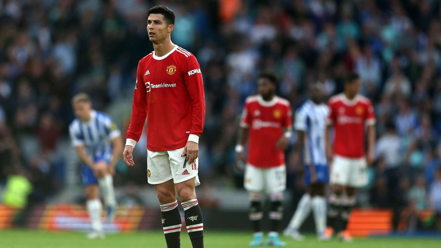 Criticism of United star Cristiano Ronaldo: laughter after conceding a goal at Brighton swatter