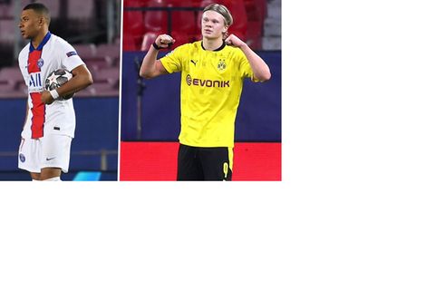 Haaland Mbappe GFX