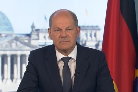 TV-Ansprache: Die Ukraine nicht zu unterstützen, "hieße, zu kapitulieren": Scholz' Rede zum 8. Mai