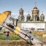 Ein altes deutsches Flugzeug aus dem Zweiten Weltkrieg