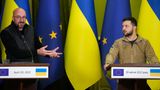 EU-Ratschef Charles Michel mit Präsident Selenskyj