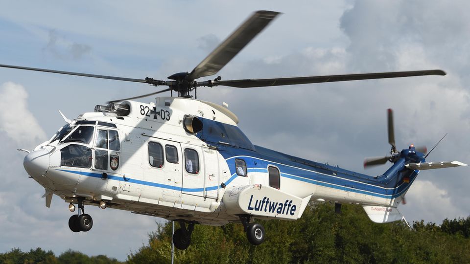 Bundeswehrhubschrauber von Typ Eurocopter Cougar AS 532 U2