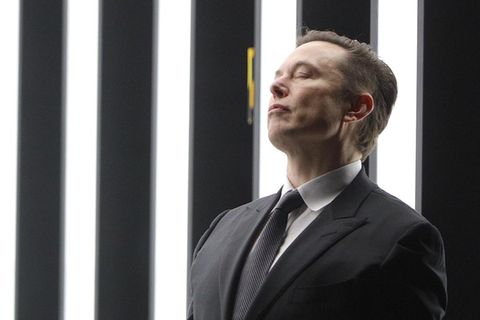 Tesla-Gründer Elon Musk im März bei der Eröffnung der "Gigafactory" in Brandenburg