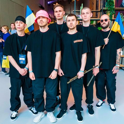Oleh Psiuk mit seiner Band Kalush Orchestra