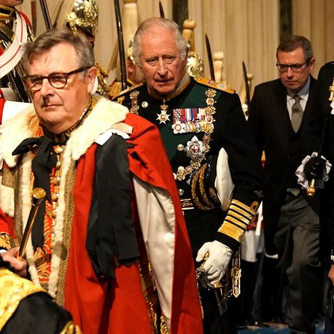 Prinz Charles eröffnet das erste Mal das Parlament