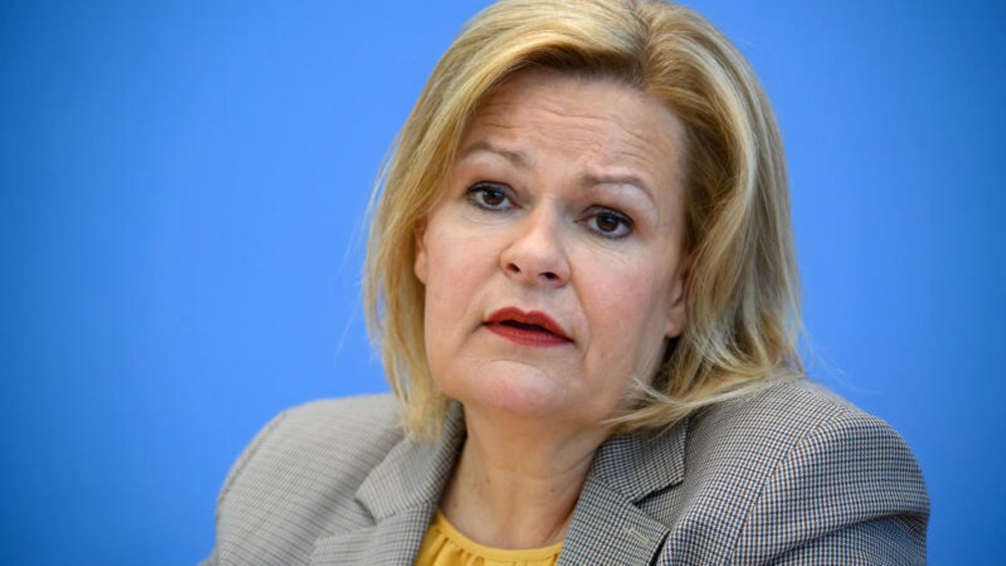 Bundesinnenministerin Nancy Faeser (SPD)