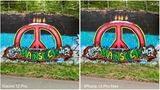 Ein Graffiti im Kamera-Test Xiaomi Pro 12 gegen iPhone 13 Pro Max
