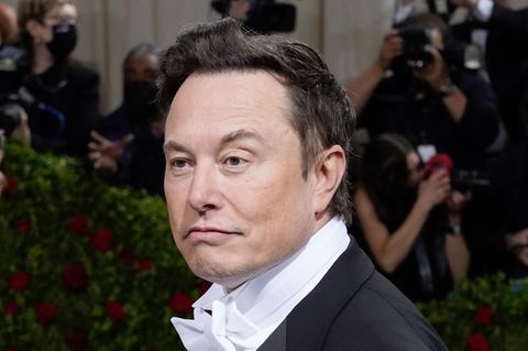 Elon Musk bei der Met Gala 2022