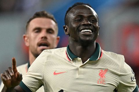 Sadio Mane, Jordan Henderson, Liverpool away 2021-22
