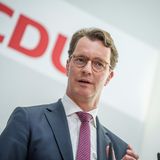 Hendrik Wüst (CDU) bei einer Pressekonferenz nach der Sitzung des CDU-Parteivorstands