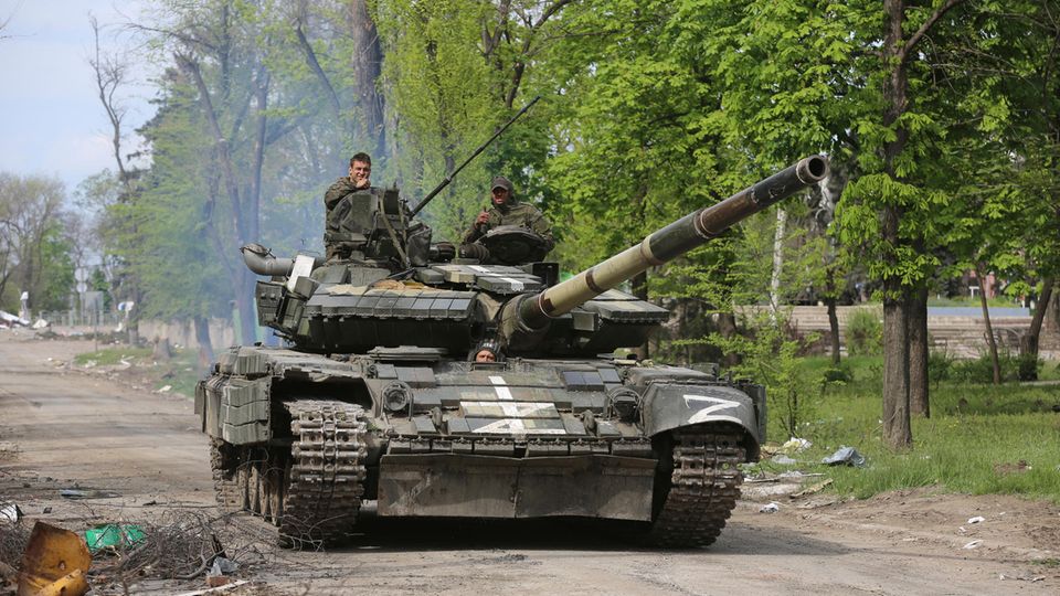 Panzer der selbsternannten Republik Donetzk