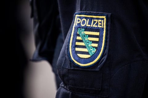 Polizeiuniform der Polizei in Sachsen