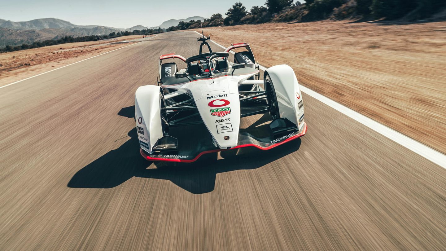 porsche 99X Electric Rennfahrzeug Formel E