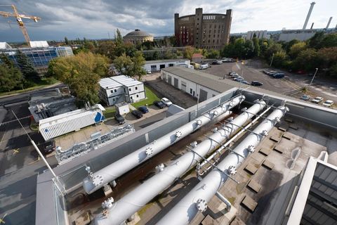 Sunfire-Anlage zur Herstellung synthetischer Kraftstoffe in Dresden