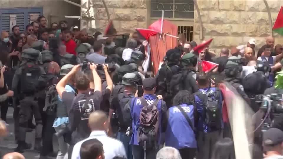 Video: Jerusalem: Gewalt bei Beisetzung von Reporterin Video: Jerusalem: Gewalt bei Beisetzung von Reporterin