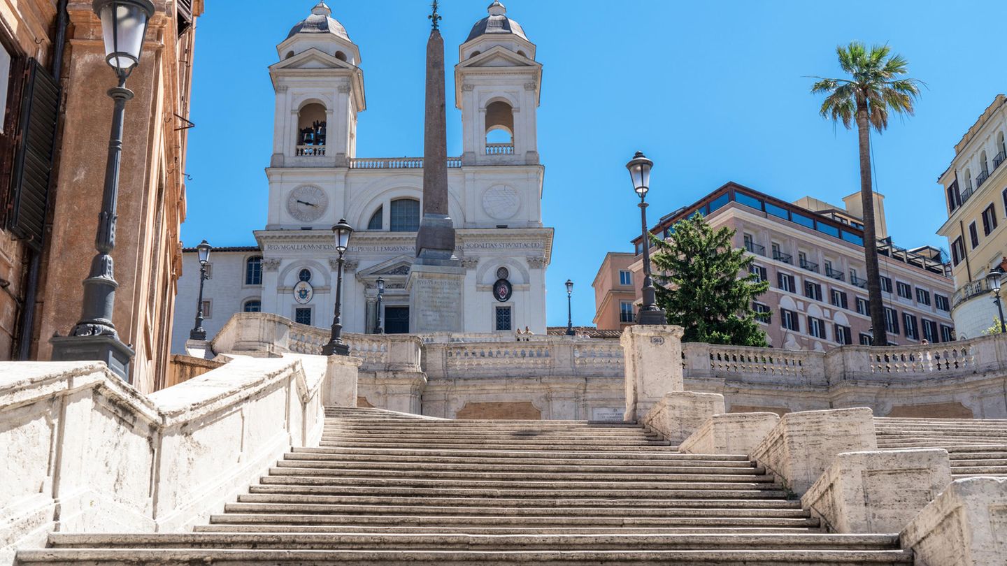 Charges brought: The Spanish Steps are one of the most famous sights in Rome