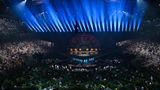 Die PalaOlimpico Arena vor den Auftritten