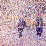 Das Kalush Orchestra feiert den Sieg beim Eurovision Song Contest 2022 in Turin.