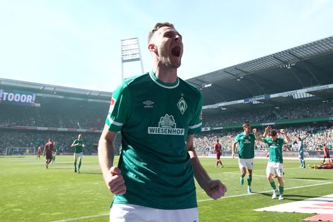 Werder Bremens Torjäger Marvin Ducksch feiert seinen Treffer