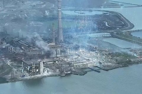 Video soll Phosphorangriff auf Mariupol zeigen