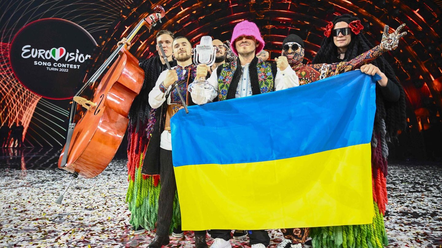 Ukrainische Band Kalush Orchestra beim ESC