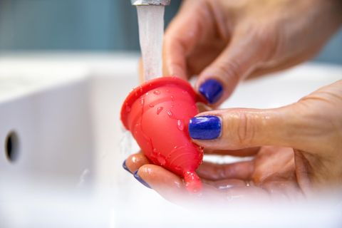 Menstruationstasse